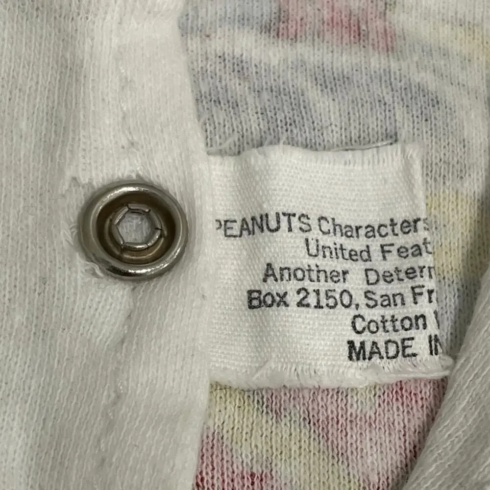 Peanuts Doll Shirt Vintage 1970's "Call Me Cool" Snoopy Cotton Clothes Rare - Picture 3 of 4